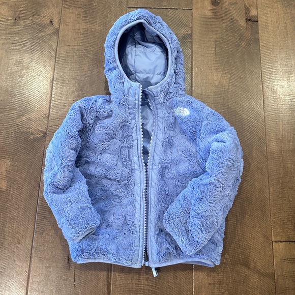 The North Face Reversible Sherpa Hooded Jacket, 3T - Picture 2 of 6